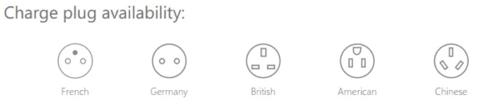 charge plug availability