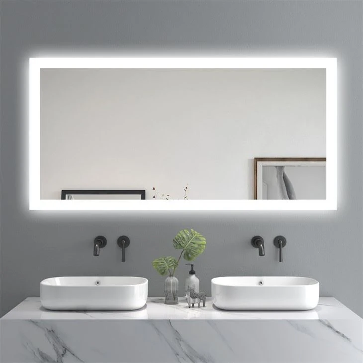 Square led bathroom mirror Square led bathroom mirror